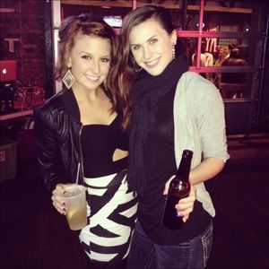 Keyhole Black Crop Top // Zip-Up